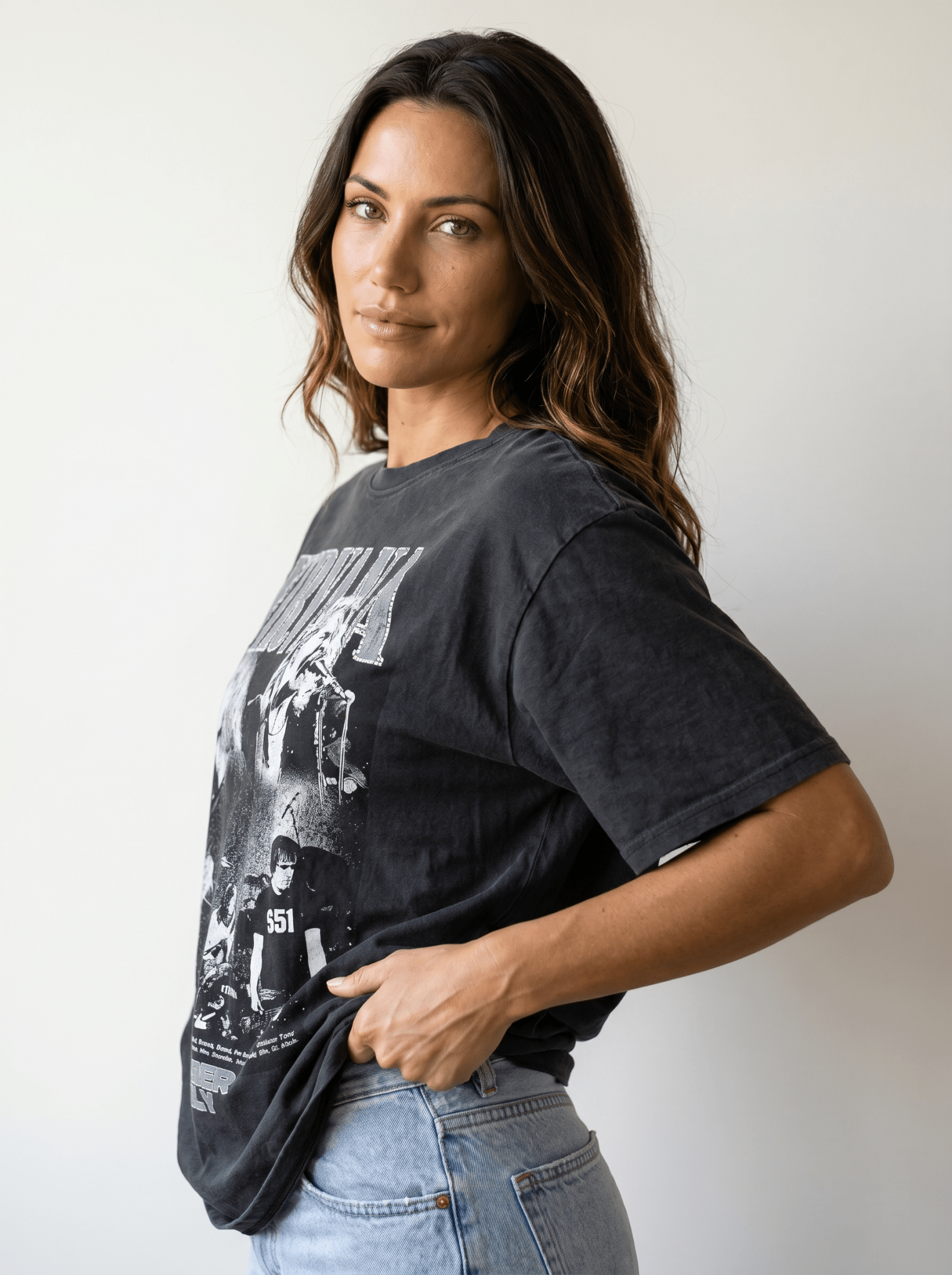Band Tees Nirvana Character T-Shirt - vencé