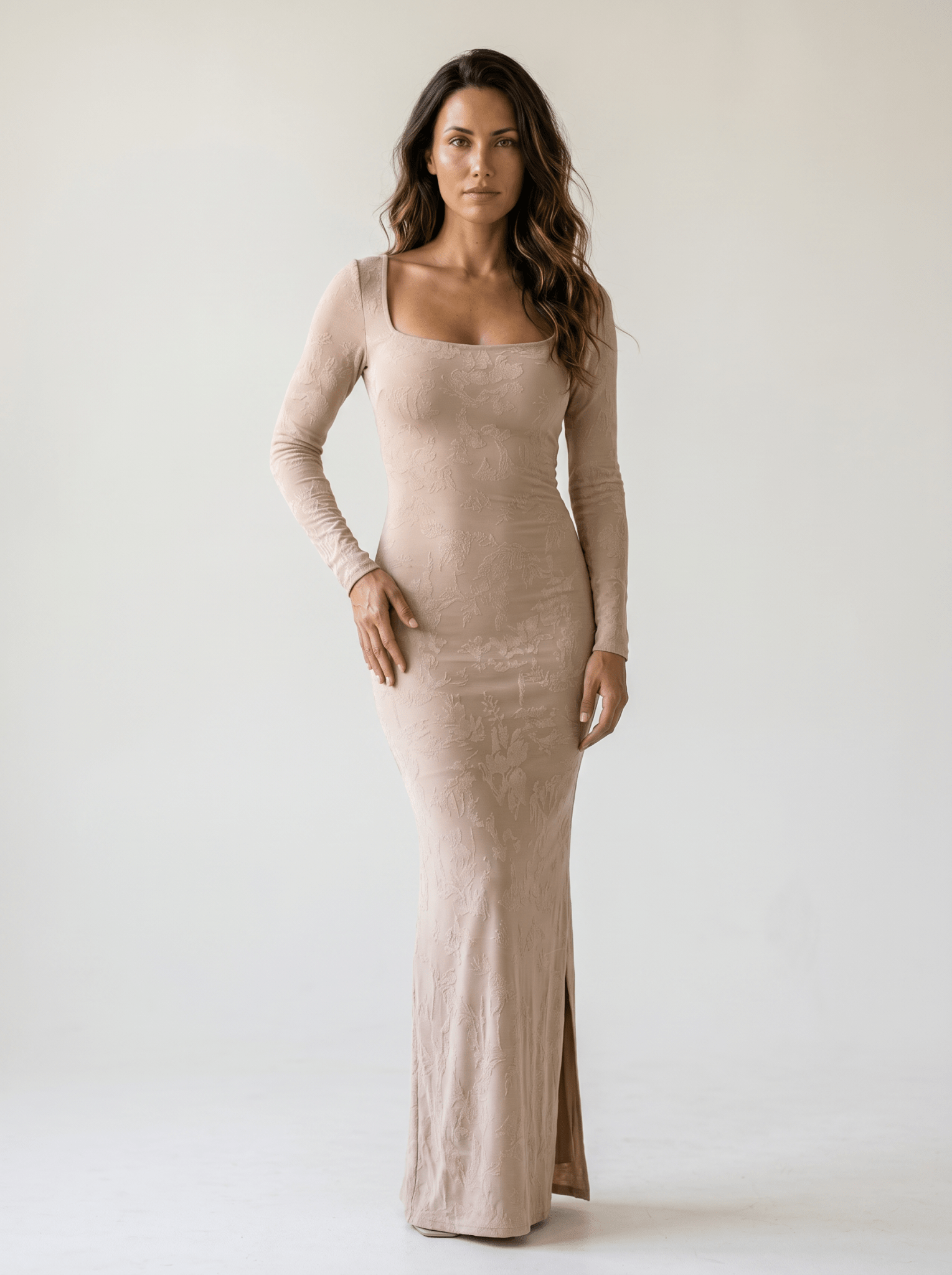 Bodycon Dress Jacquard Slim - vencé