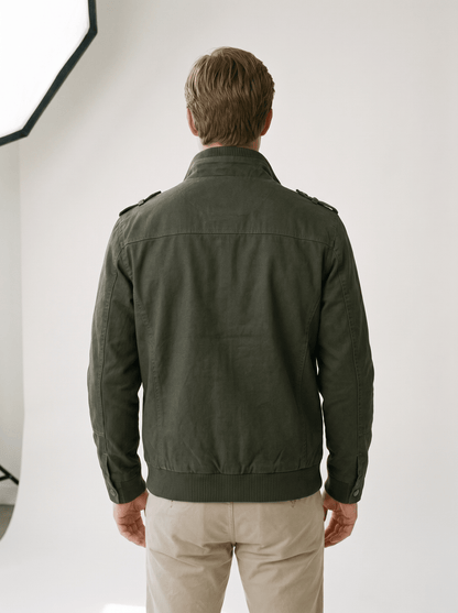 Cargo Pocket Mens Bomber Jacket - vencé