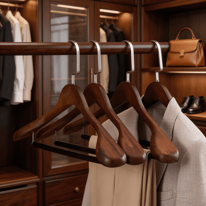 Classic Wooden Garment Clothes Hanger - vencé