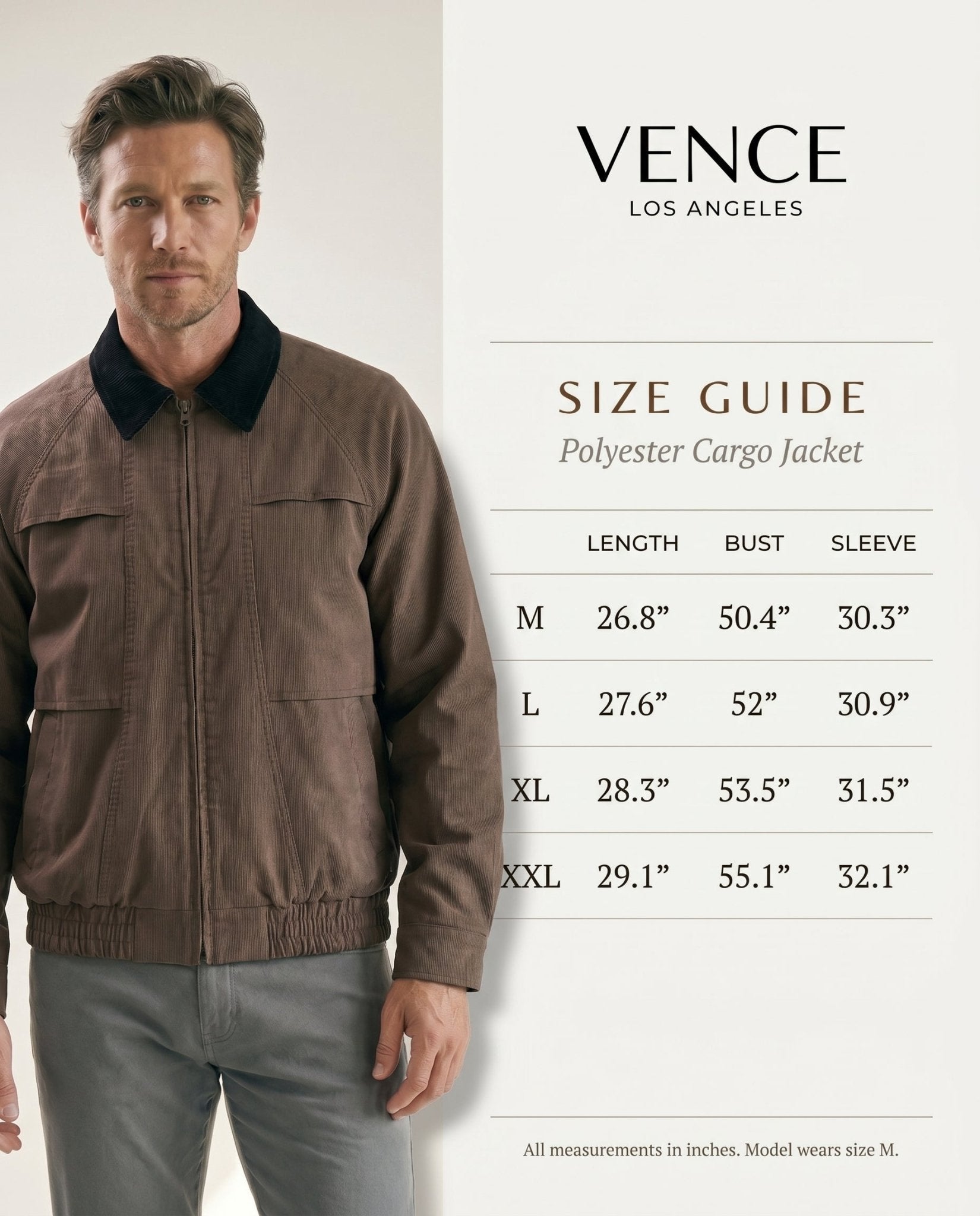 Corduroy Collar Cargo Bomber Jacket - vencé