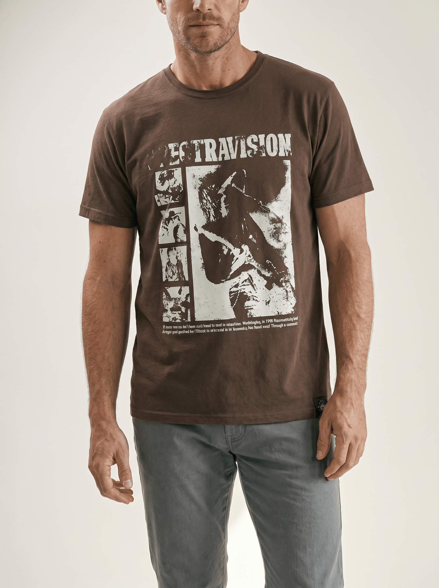 Cotton "band Tees Shirt - vencé