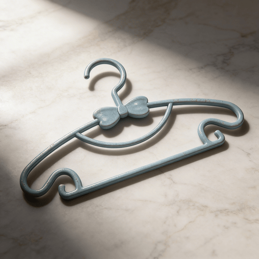 Elegant Plastic Clothes Hanger with Bow Design - vencé