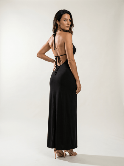 Halter Bodycon Dress - vencé