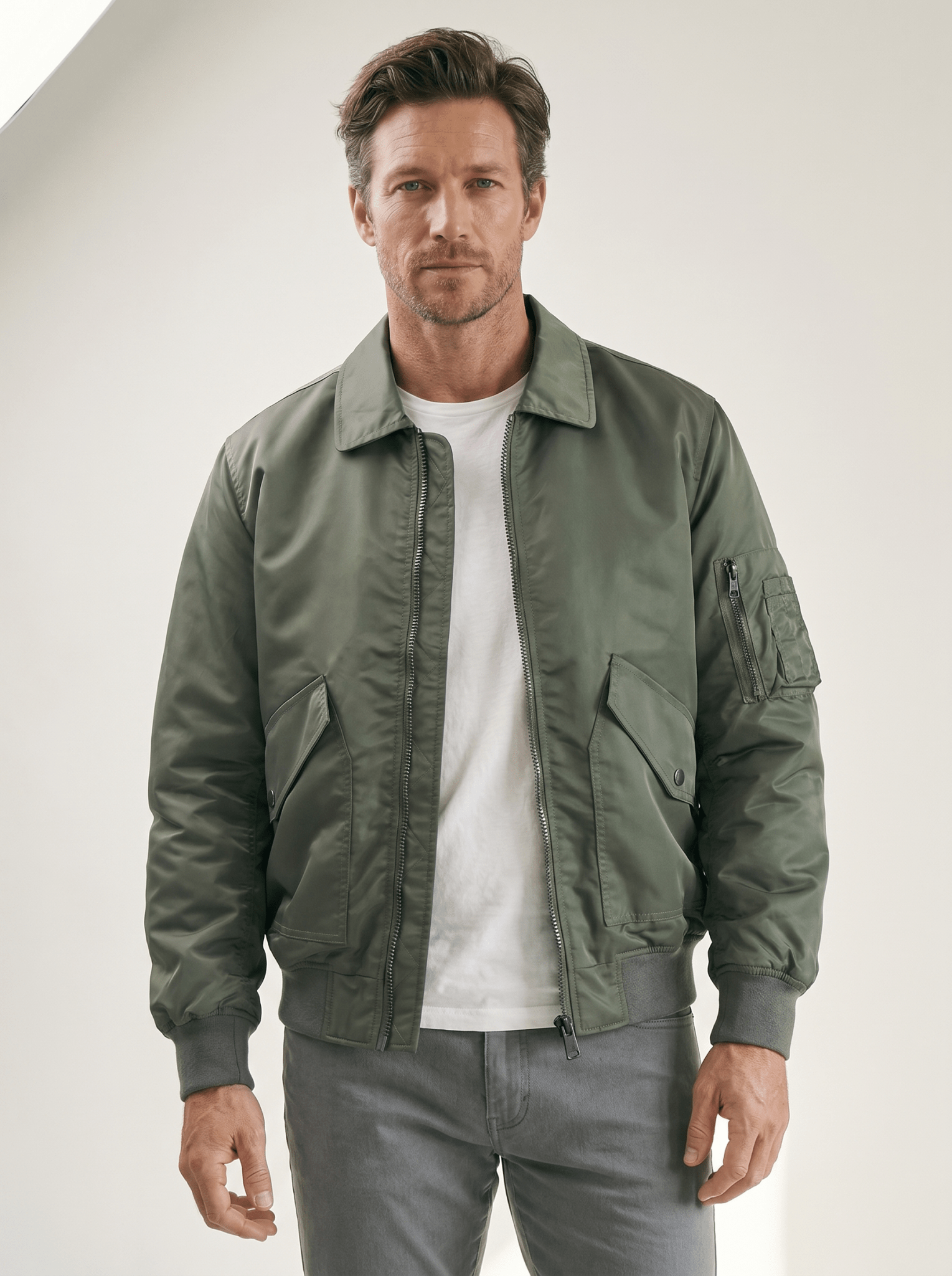 MA - 1 Pilot Mens Bomber Jacket - vencé
