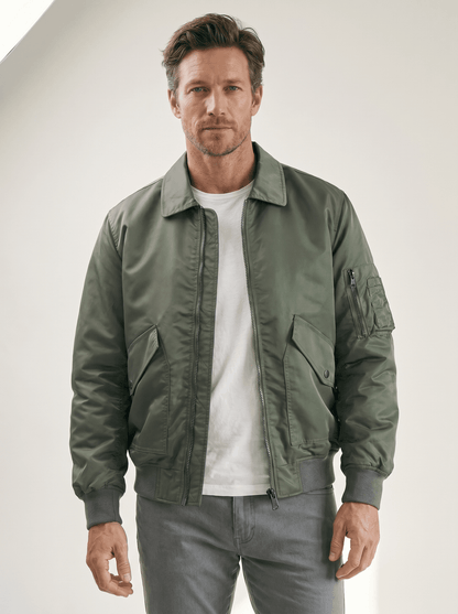 MA - 1 Pilot Mens Bomber Jacket - vencé