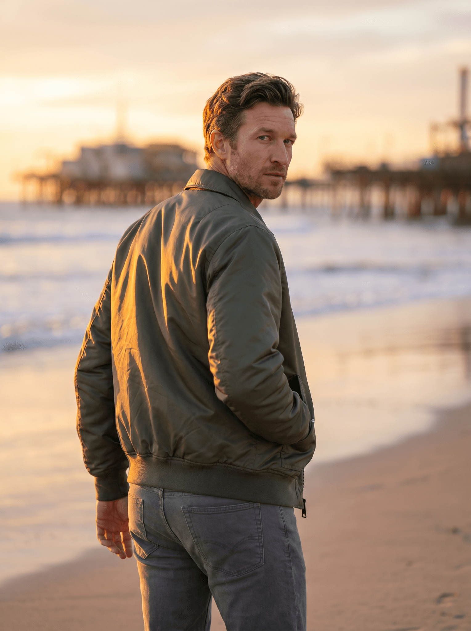 MA - 1 Pilot Mens Bomber Jacket - vencé