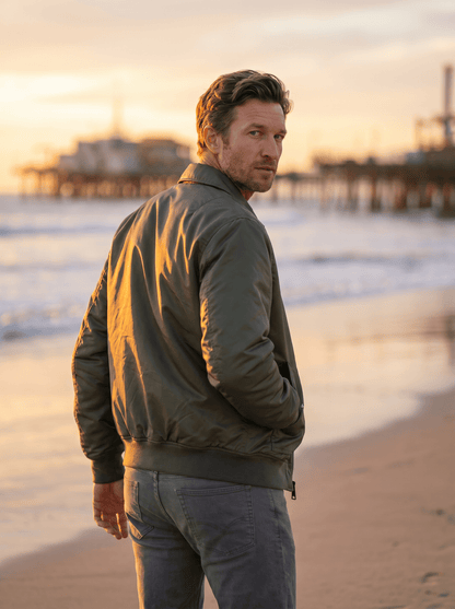 MA - 1 Pilot Mens Bomber Jacket - vencé
