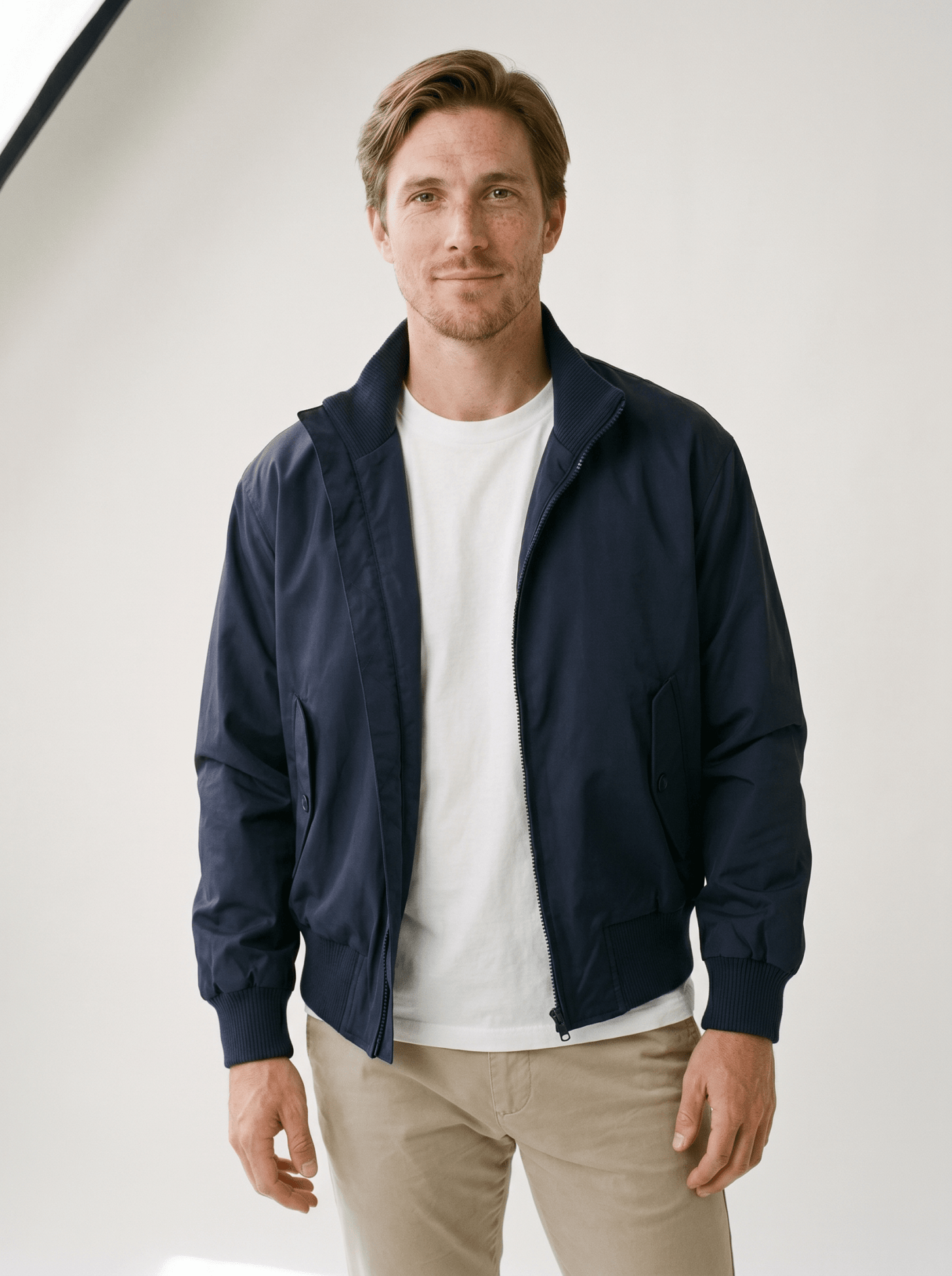 Oversized Stand - Collar Mens Bomber Jacket - vencé