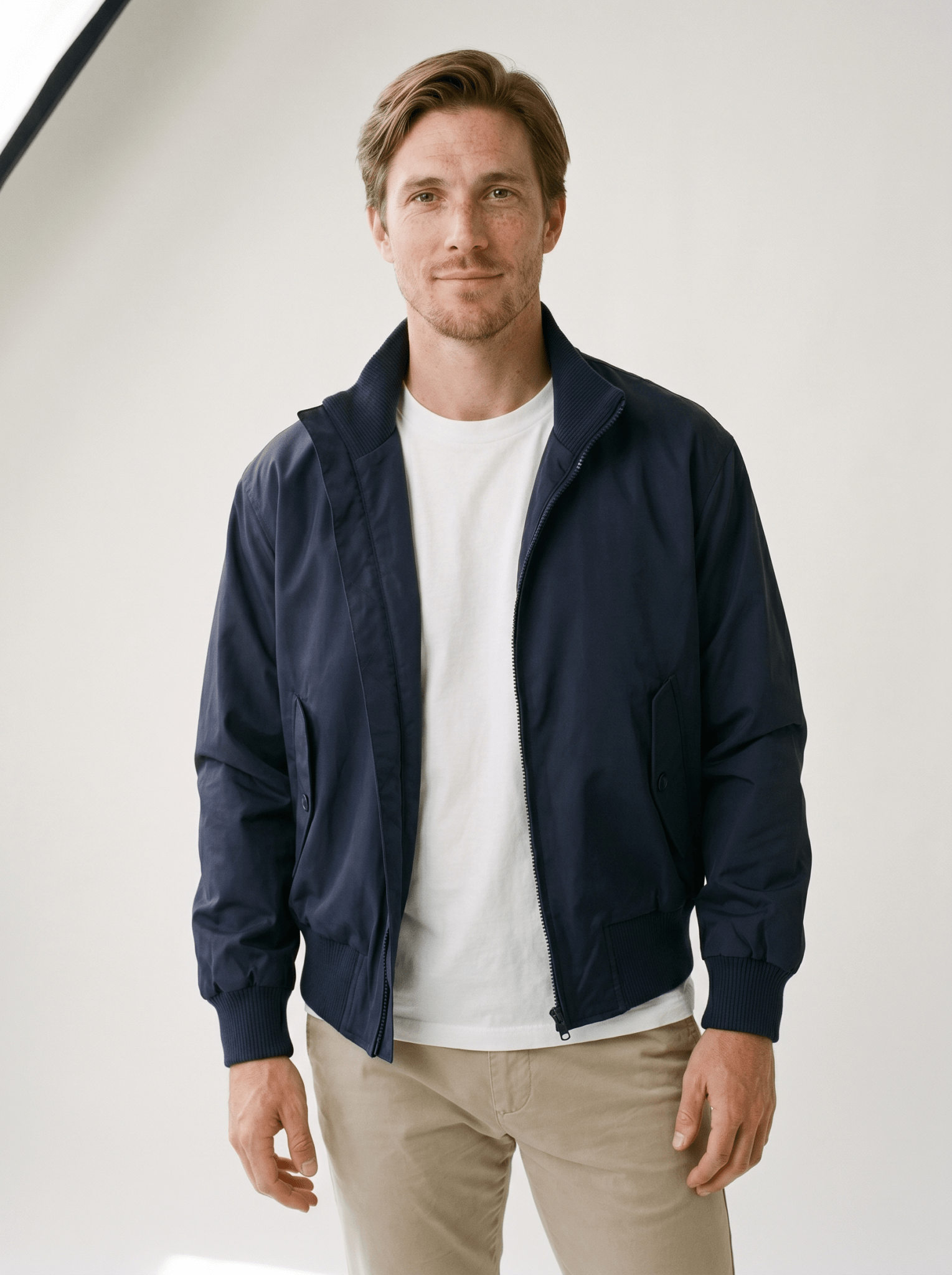 Oversized Stand - Collar Mens Bomber Jacket - vencé