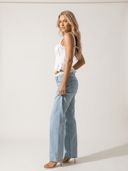 Pearl Corset Peplum Top - vencé