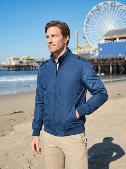 Plaid - Lined Stand - Collar Mens Bomber Jacket - vencé
