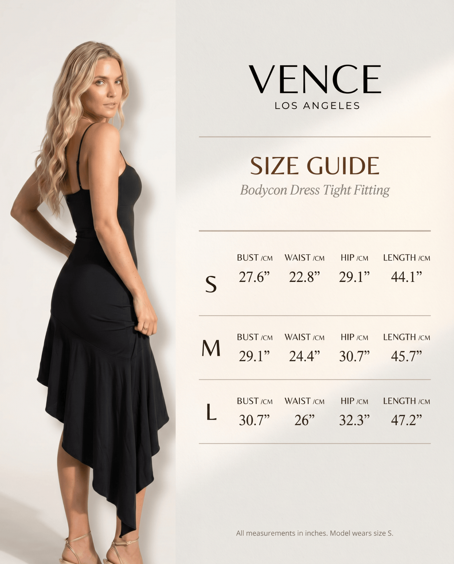 Polyester Bodycon Dress - vencé