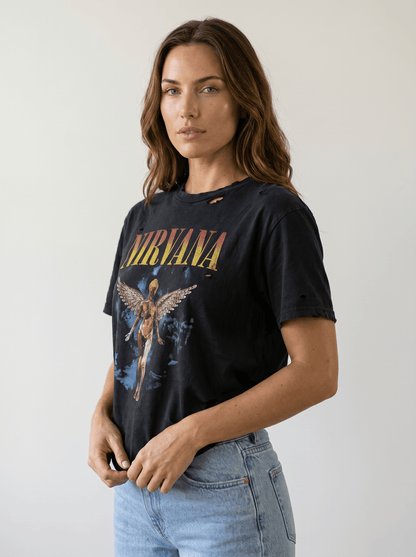 Relaxed Rock Band Tees T-Shirt - vencé