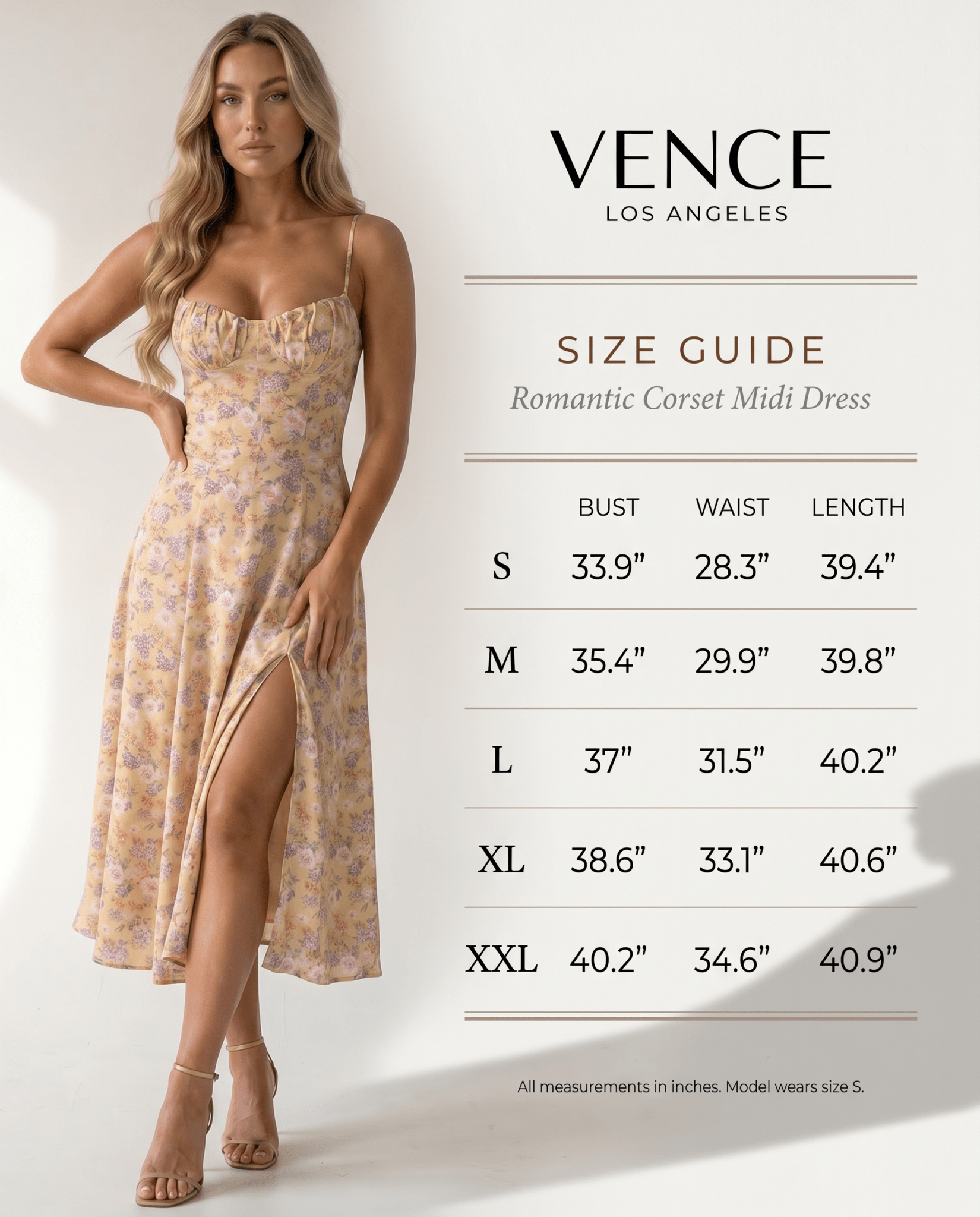 Romantic Corset Midi Dress - vencé