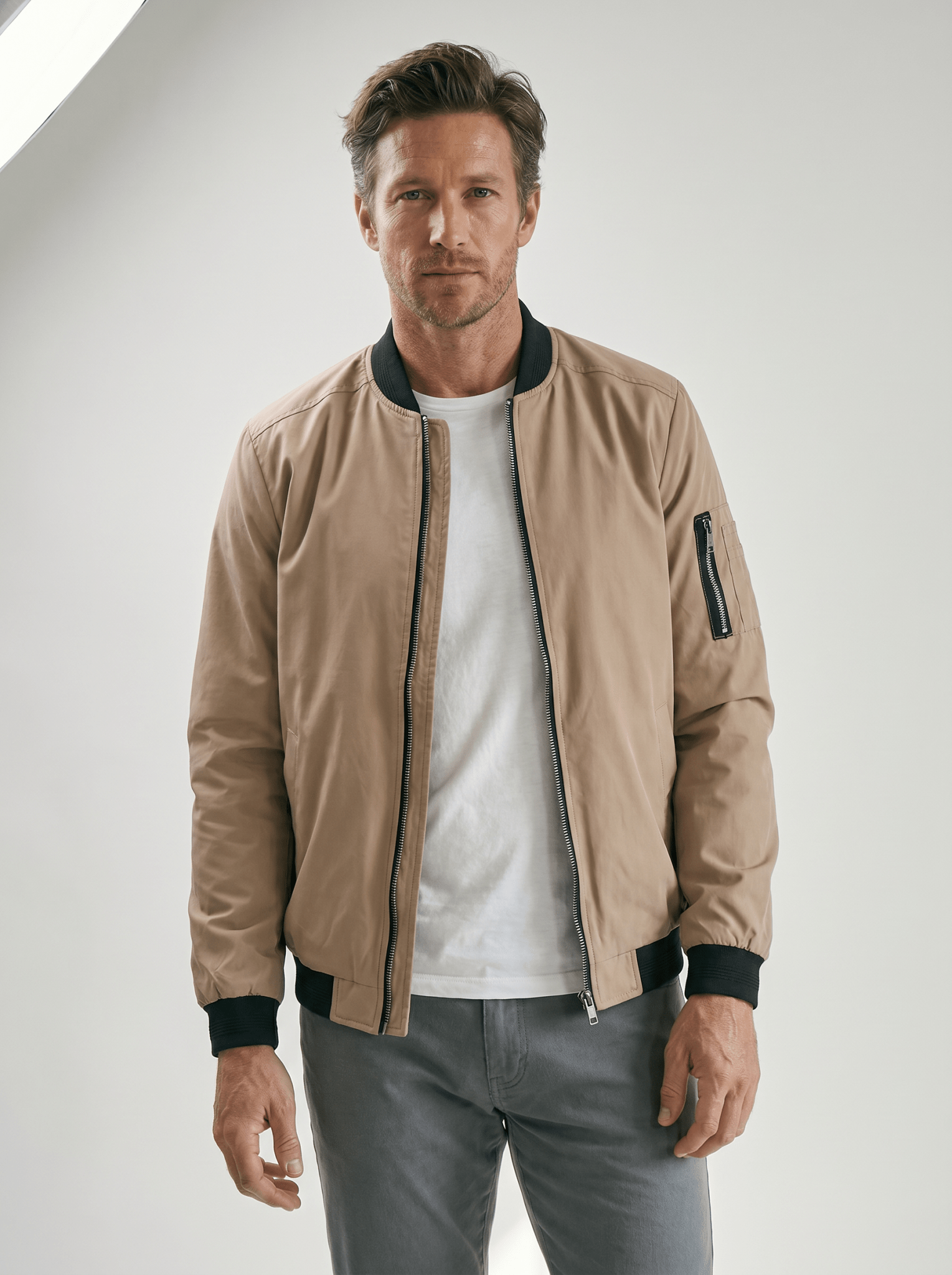 Sleeve - Pocket MA - 1 Mens Bomber Jacket - vencé