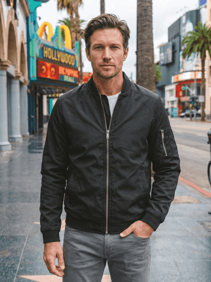 Sleeve - Pocket MA - 1 Mens Bomber Jacket - vencé