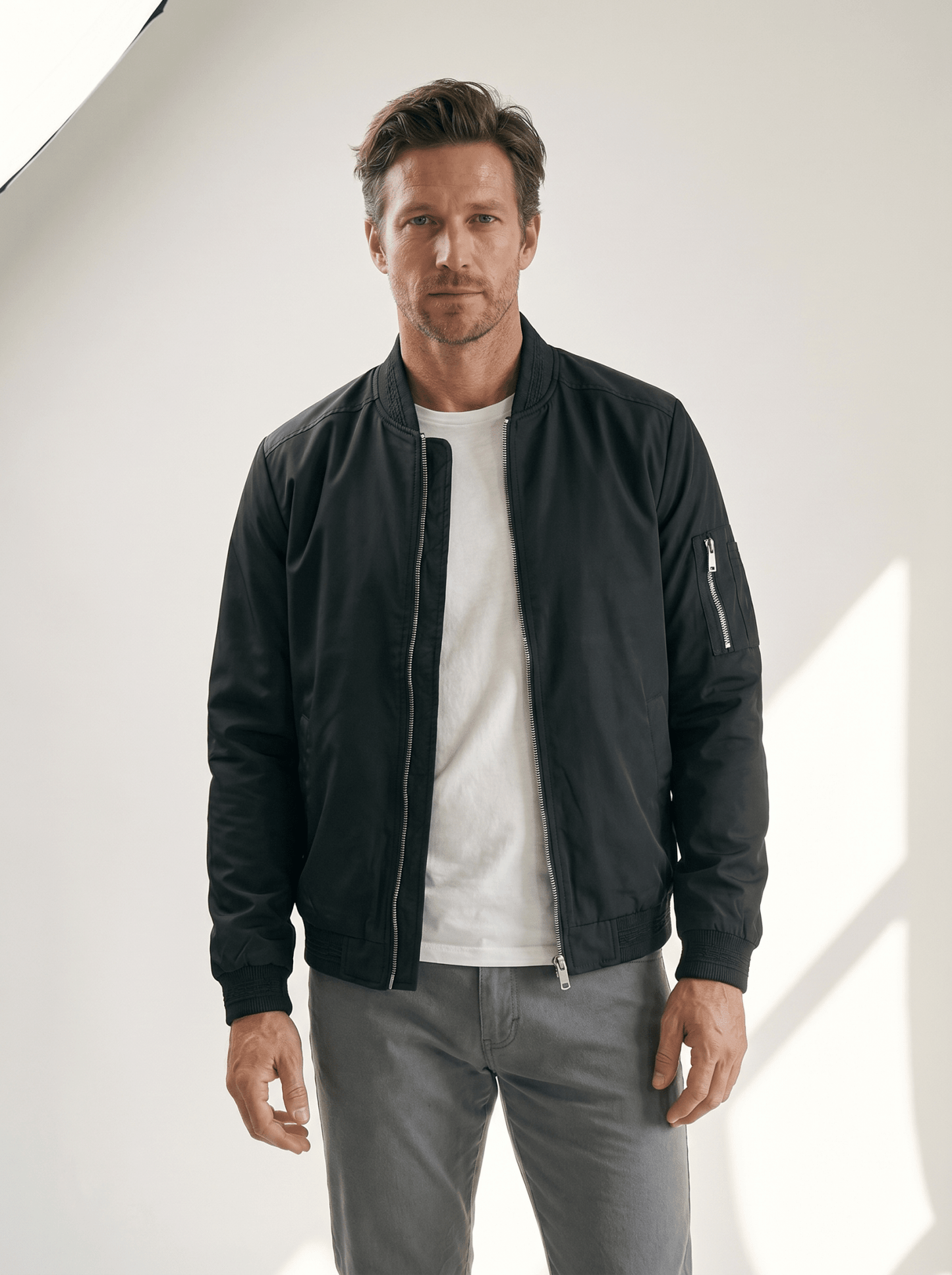 Sleeve - Pocket MA - 1 Mens Bomber Jacket - vencé