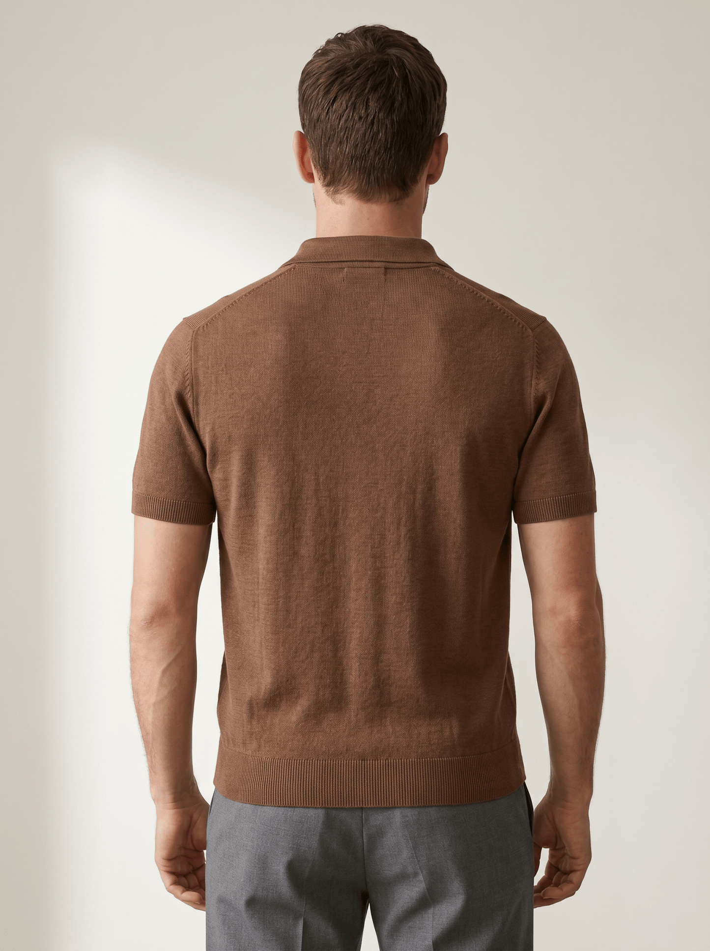 Soft Knit Polo Shirt - vencé
