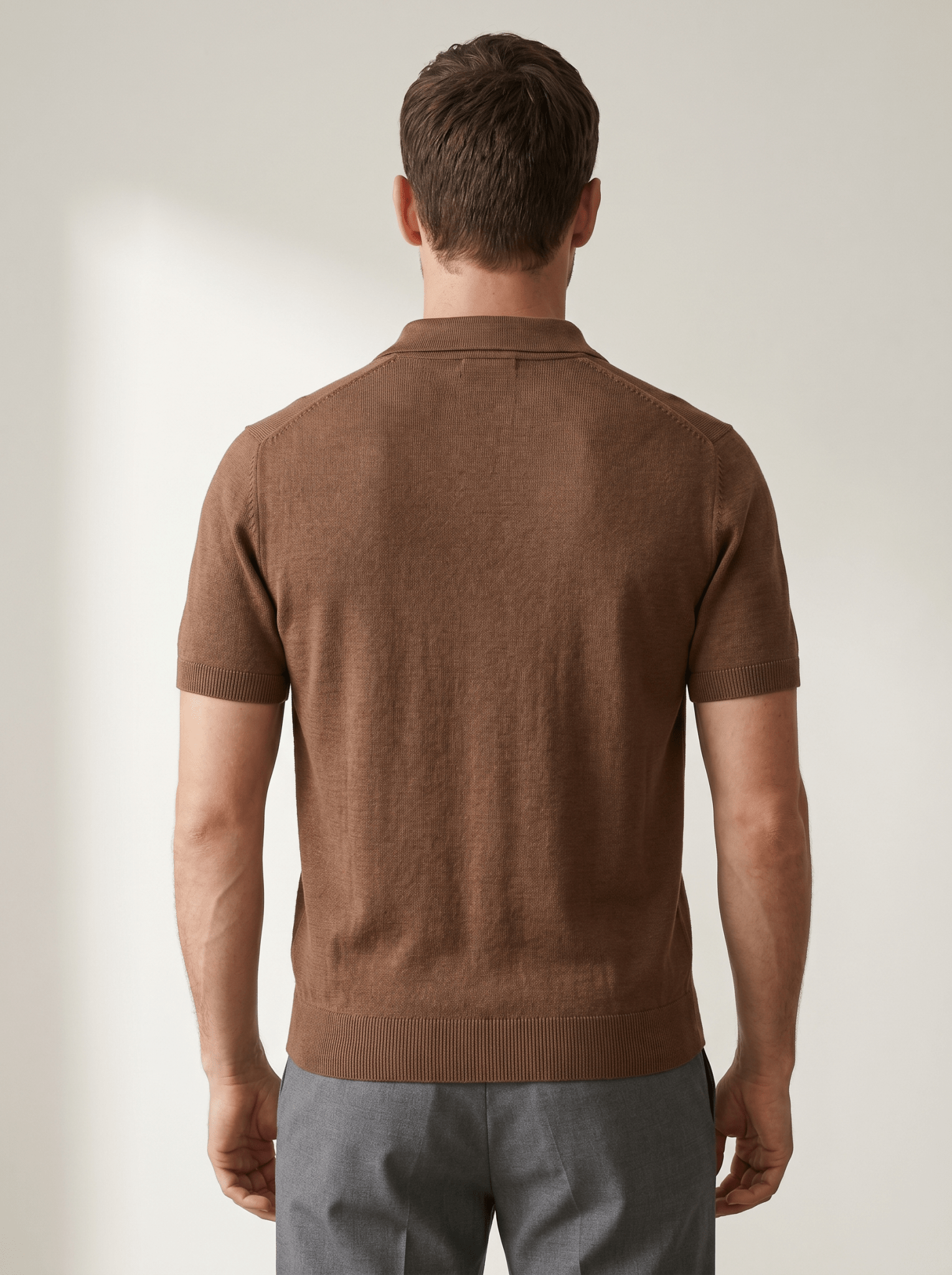 Soft Knit Polo Shirt - vencé