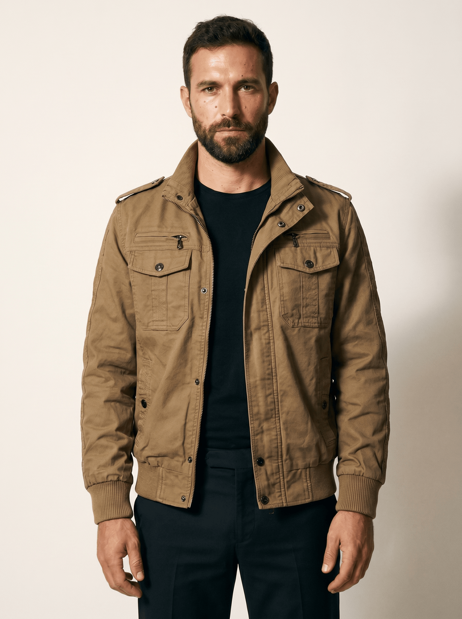 Tactical Pilot Mens Bomber Jacket - vencé