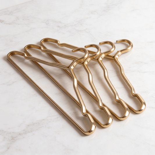 Vence Full Brass Metal Clothes Hangers - vencé